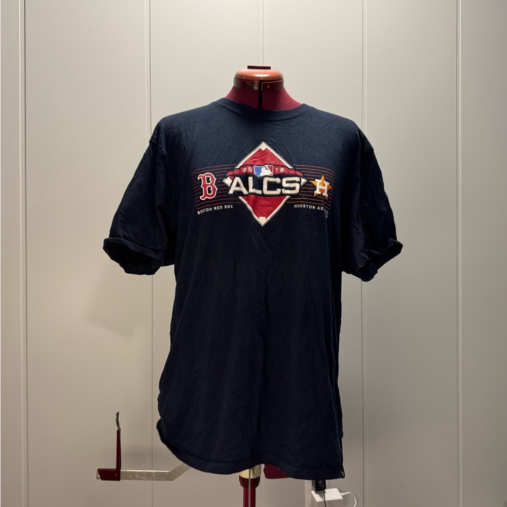 2018 Boston Red Sox Houston Astros baseball tee shirt